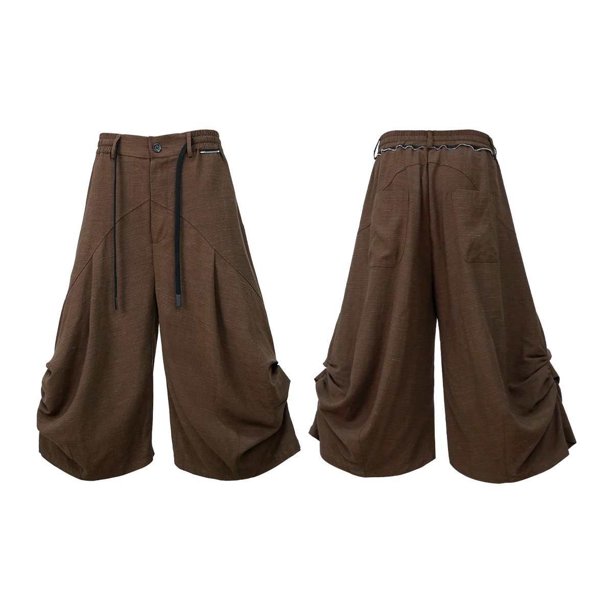 RELABEL Pleated Casual Capris