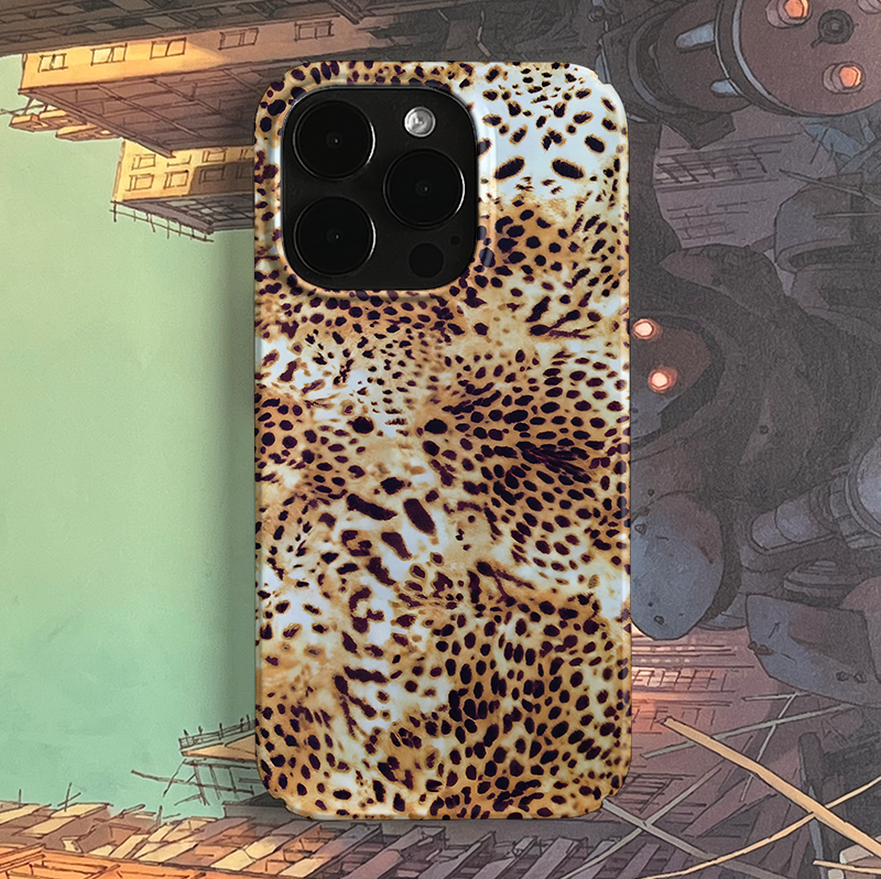 Pbcase Leopard Print Niche High-end IPhone Case