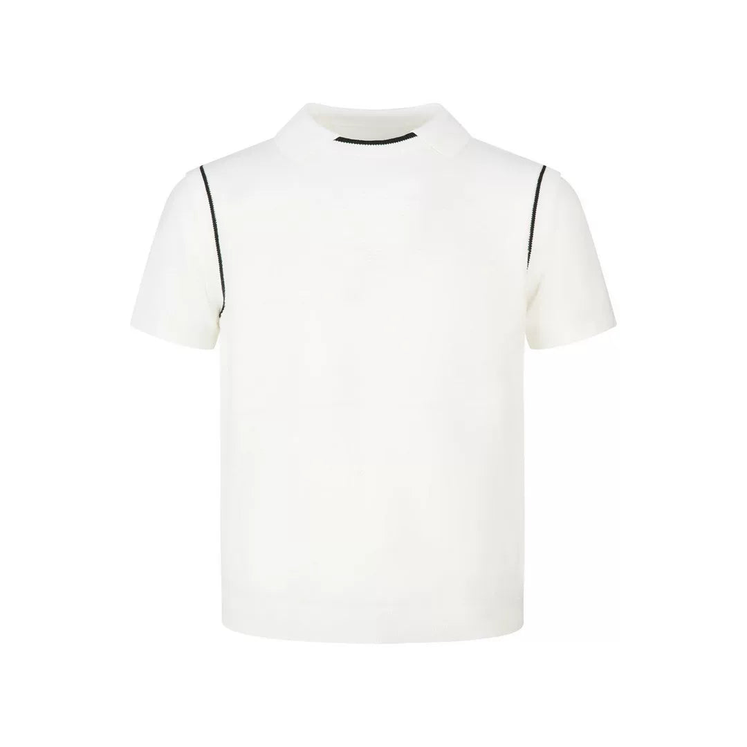 EME Retro Loose Lapel Tee