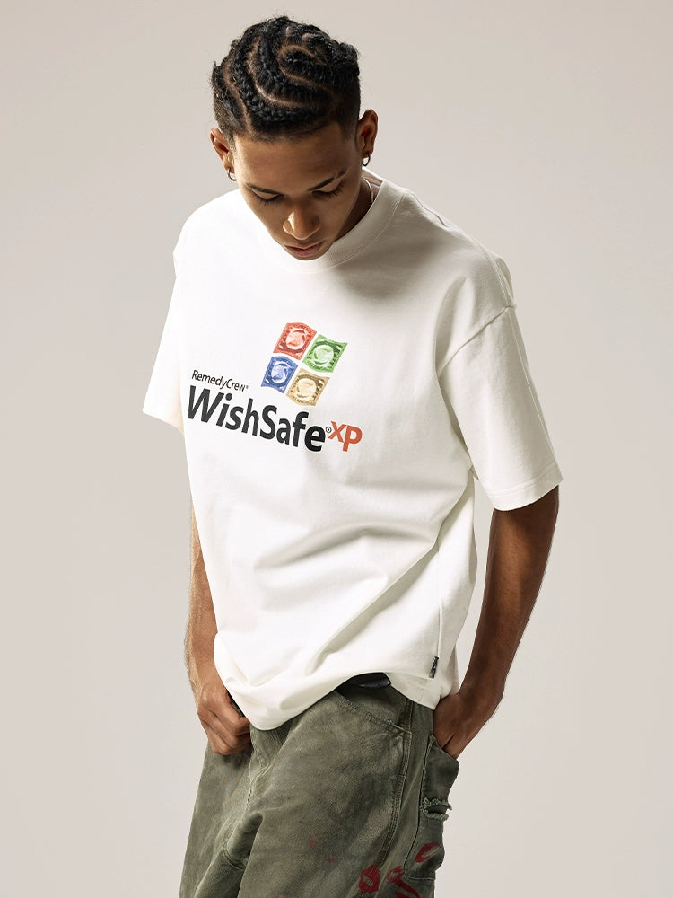 Remedy Loose Spoof Crew Neck Short Tee