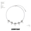 SUMIYAKI Full Diamond Rose Premium Necklace