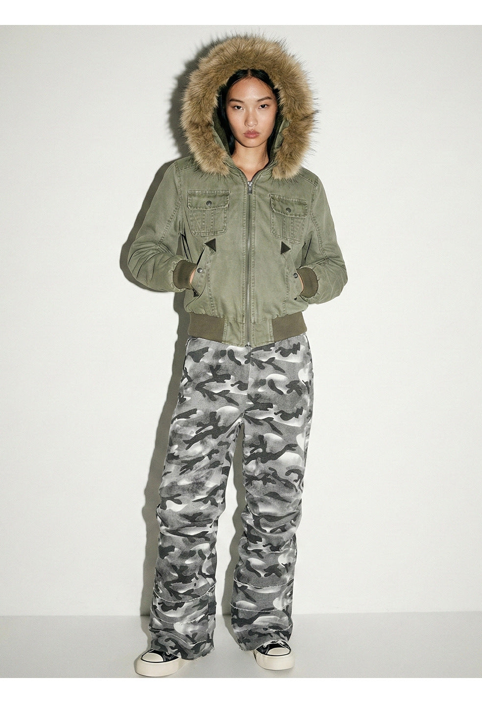 MADEEXTREME Fur Collar Tooling Jacket