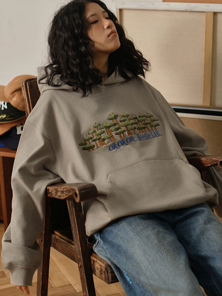 Battles Towel Embroidered Hooded Sweater