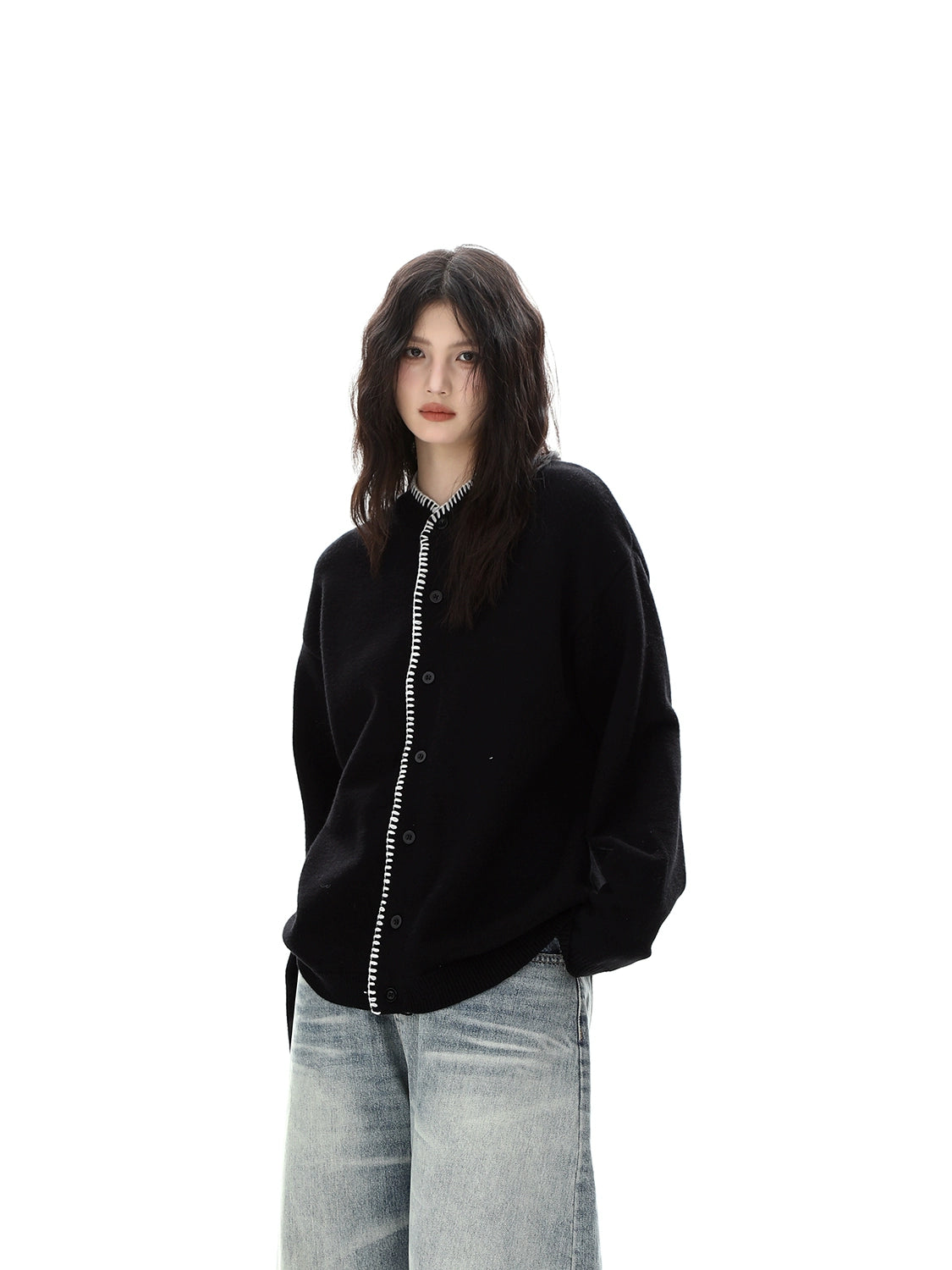 CHOIZE Vintage Casual Knitwear Jacket