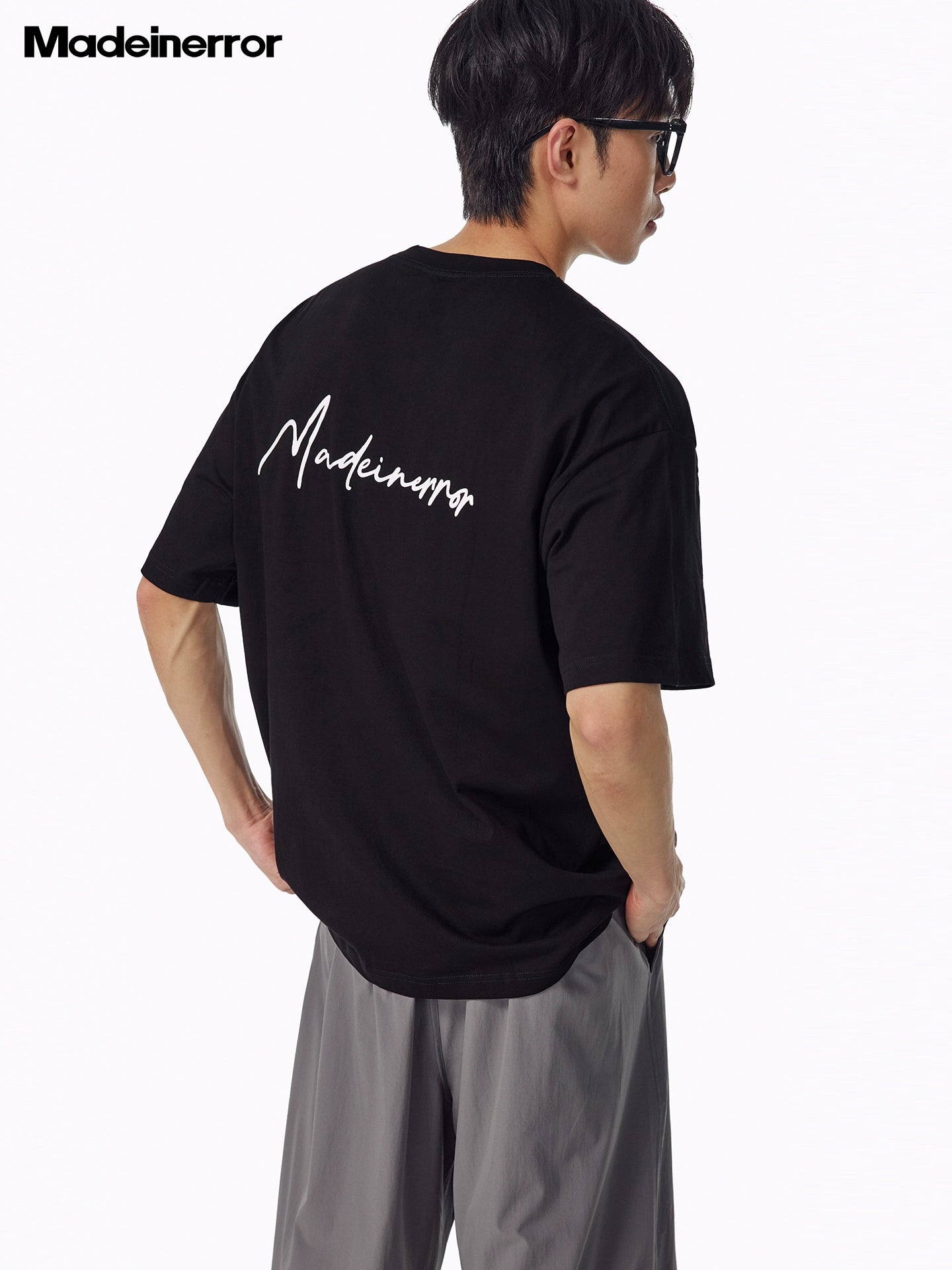 Madeinerror Loose Tide Brand Printed Tee