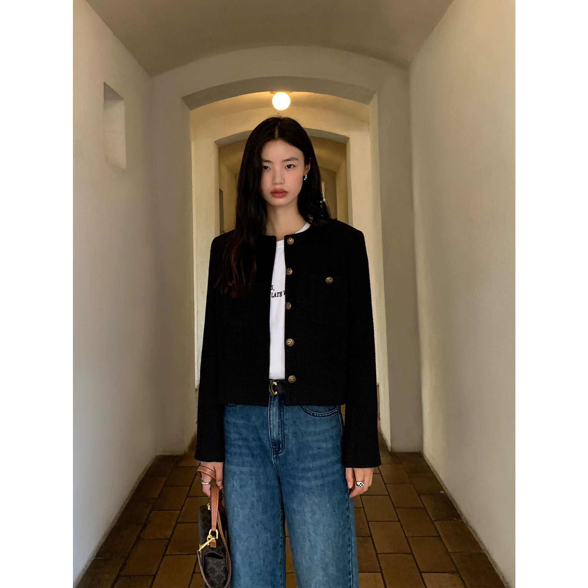 Pusumede Premium Skinny Versatile Temperament Jacket