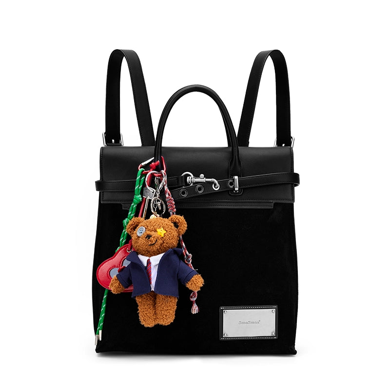 SmoSmos Suede Commuter Backpack