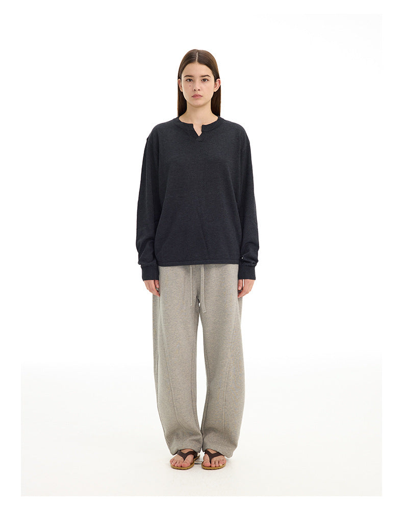 UNF Structure Split Fleece Thickened Straight Scimitar Pants