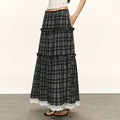 Ariseism Retro Plaid Skirt