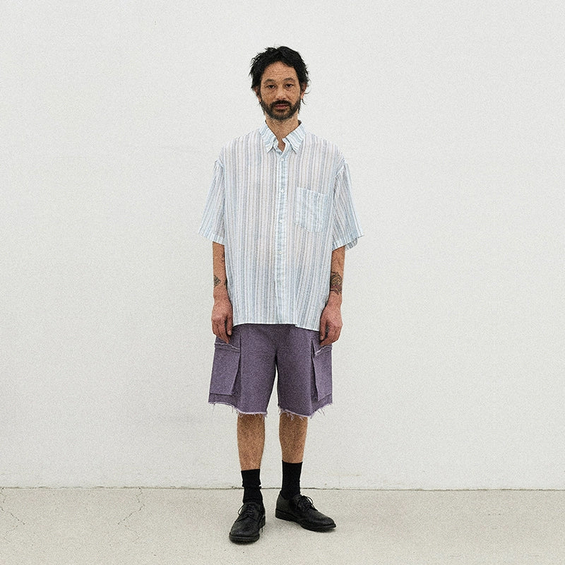 PARTIMENTO Small Fresh Japanese Striped Tee