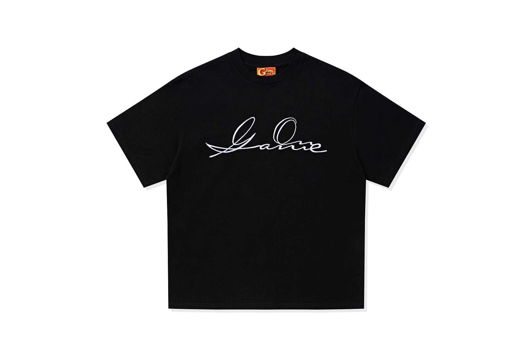GameOne 23ss "Signed Tagline" Blockbuster American Loose Hip Hop Tee