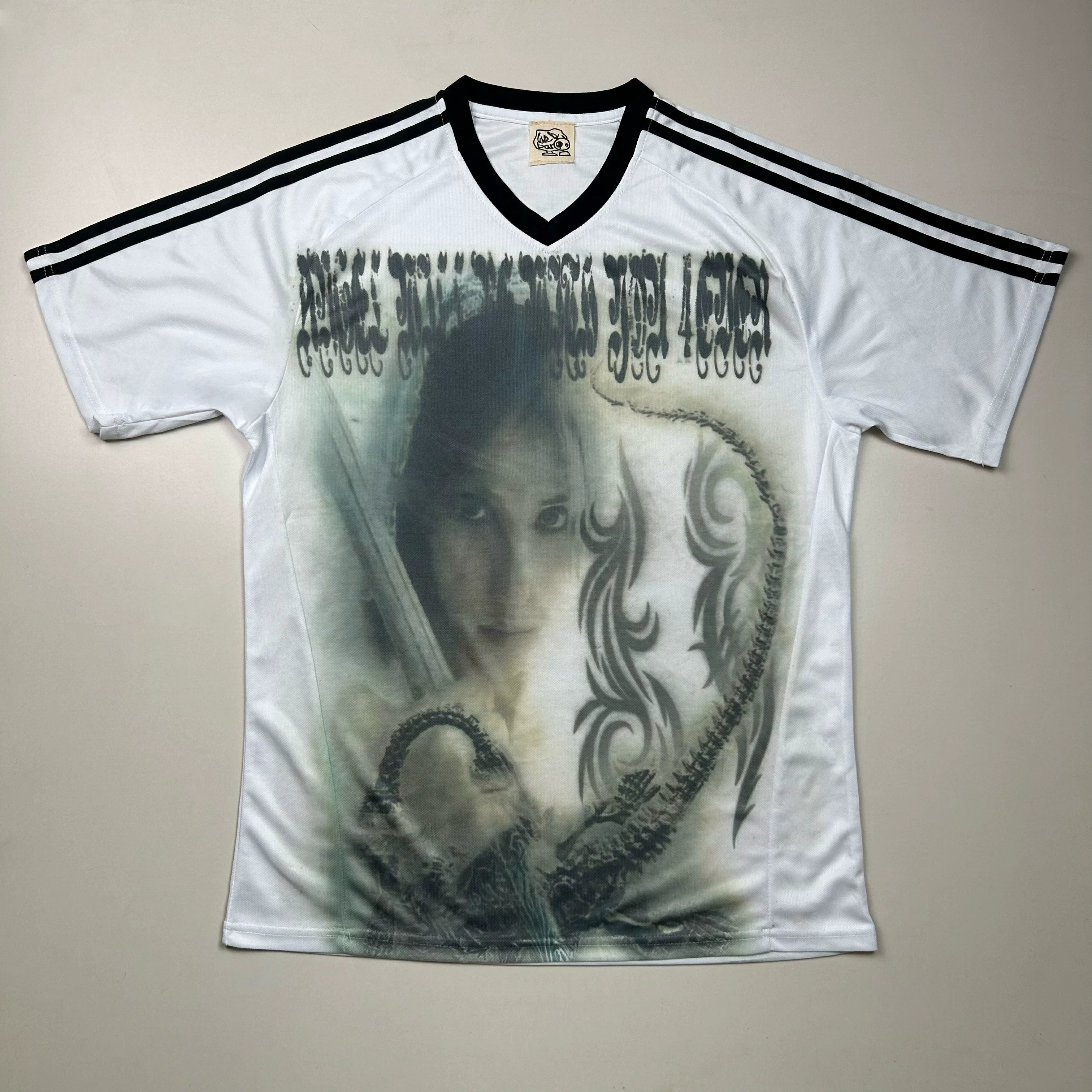 WEBBAR Japanese Gothic V-neck Tee