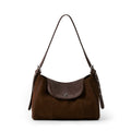 SmoSmos Suede Leather Crossbody Underarm Bag