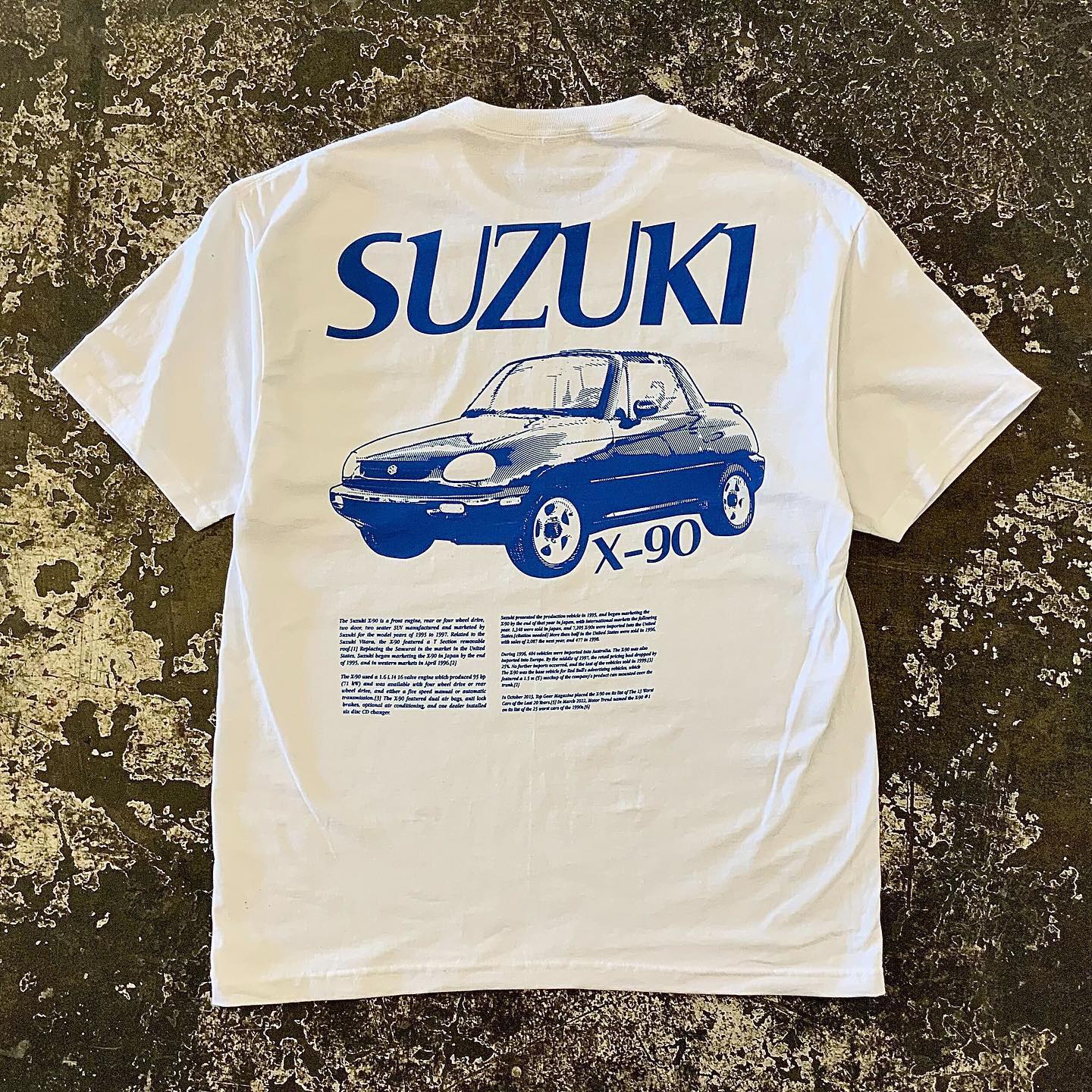 Wang Youbing Studio! SUZUKI 260g 100% Cotton Tee