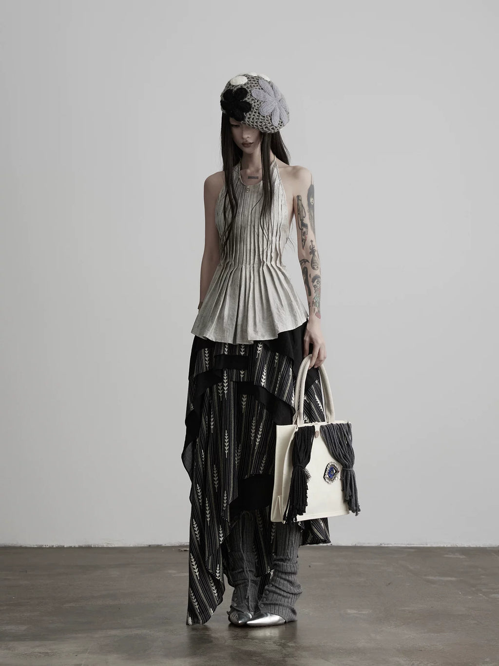 INDULGE Versatile Pleated Neck Sling