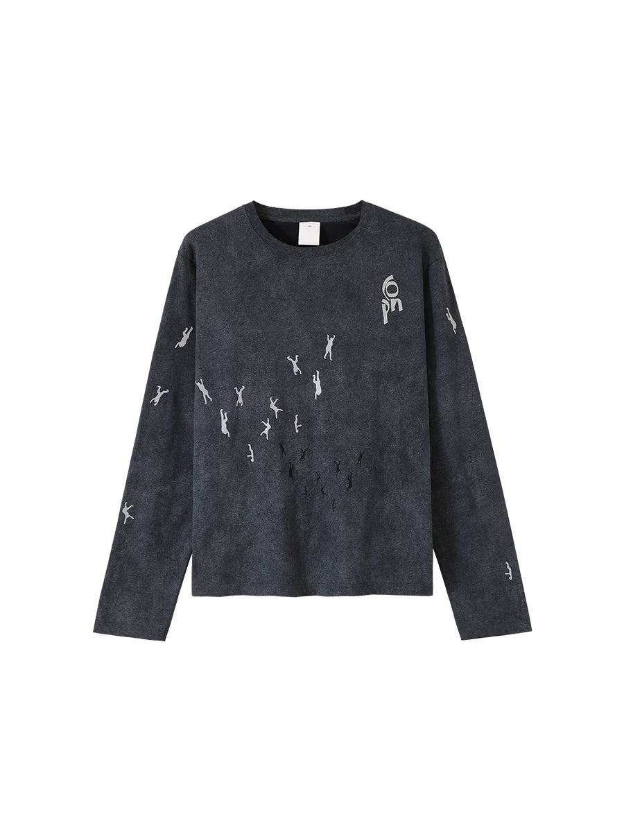 CONP Retro Smudge Casual Long Sleeve