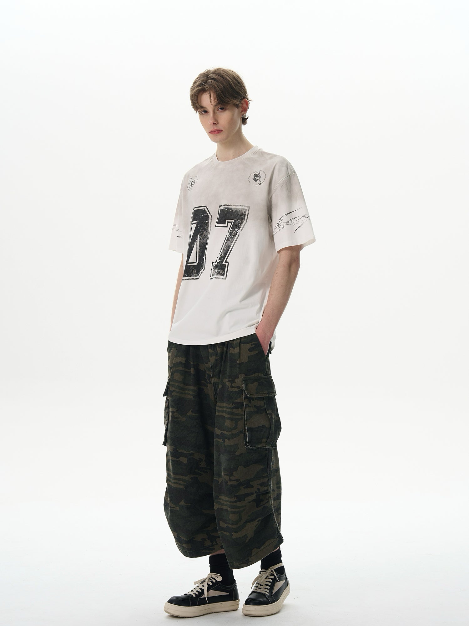 BTSG old washed dirty dyed heavy short jersey