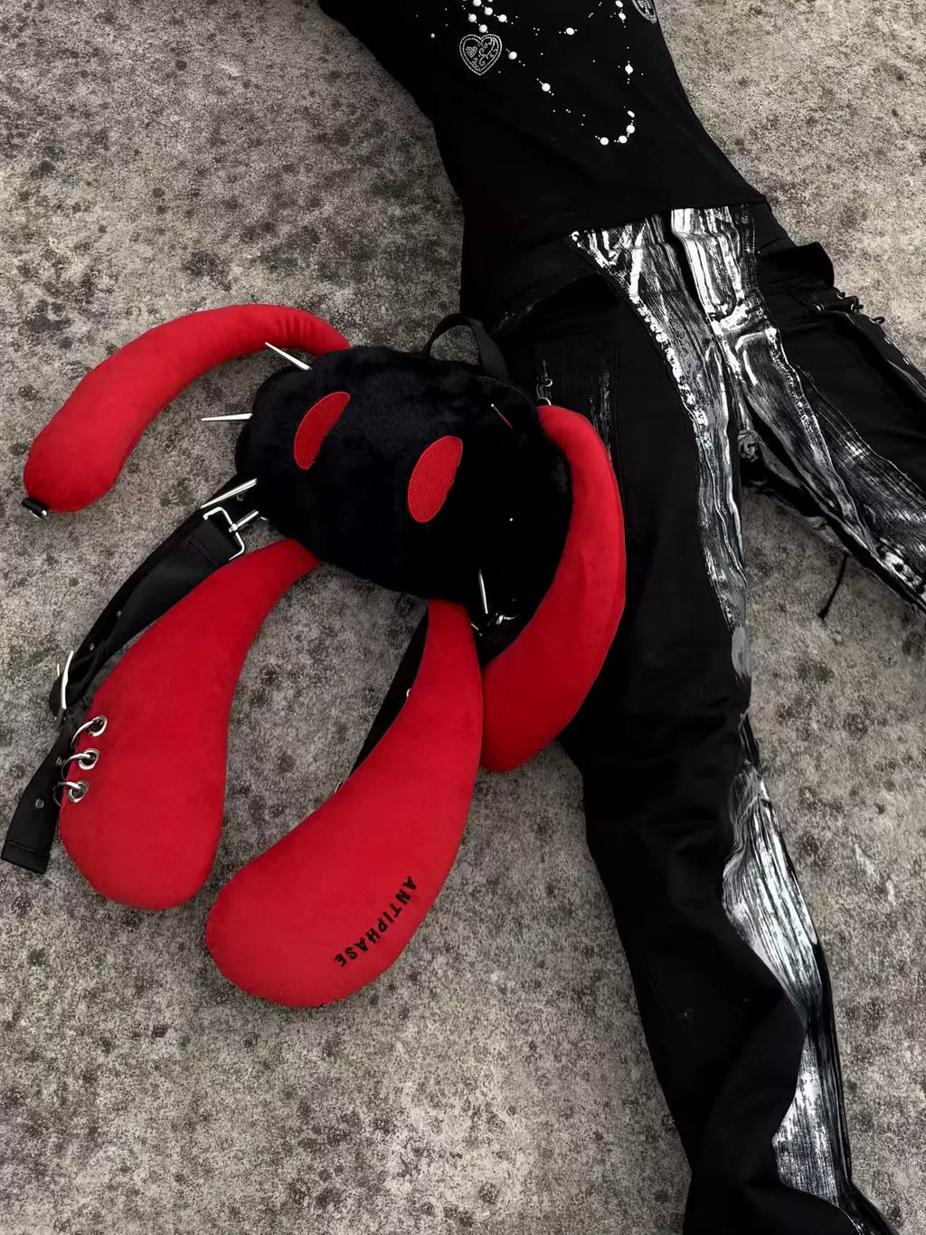 Antiphase Rabbit Four-Eared Rabbit Enlarged Baby Bag