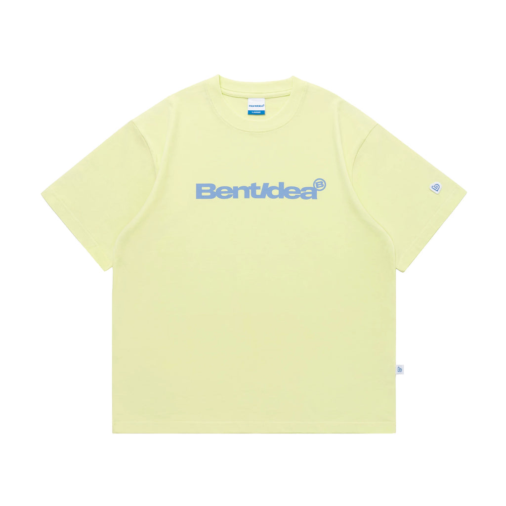 BENT IDEA Letter Print Casual Loose Tee