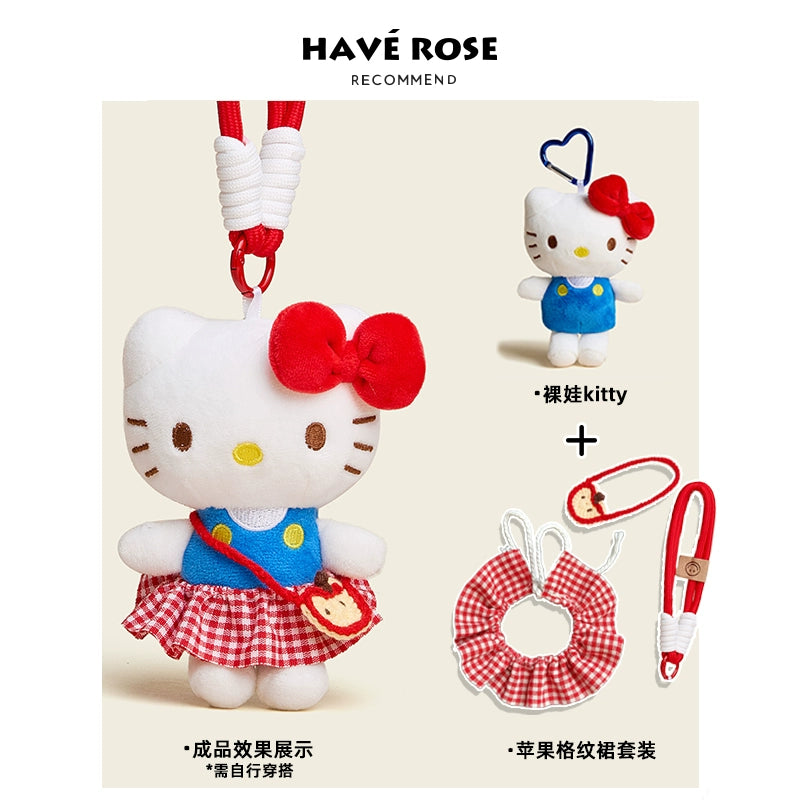 HAVEROSE Hellokitty Cute Girl Heart Pendant