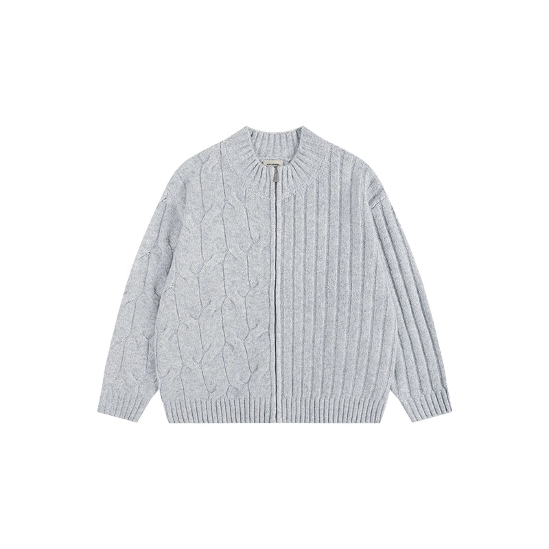 ATRY Stitched Embroidered Cardigan Sweater