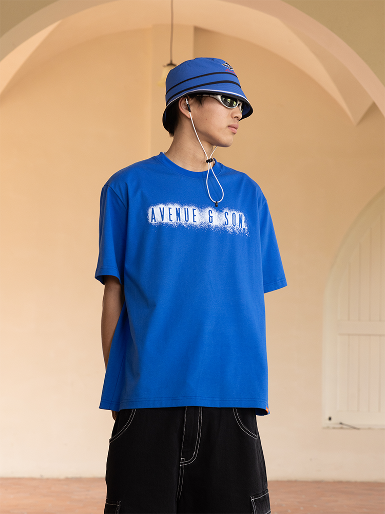 AVENUESON Ink Splashing Theme Classic Ogo Tee