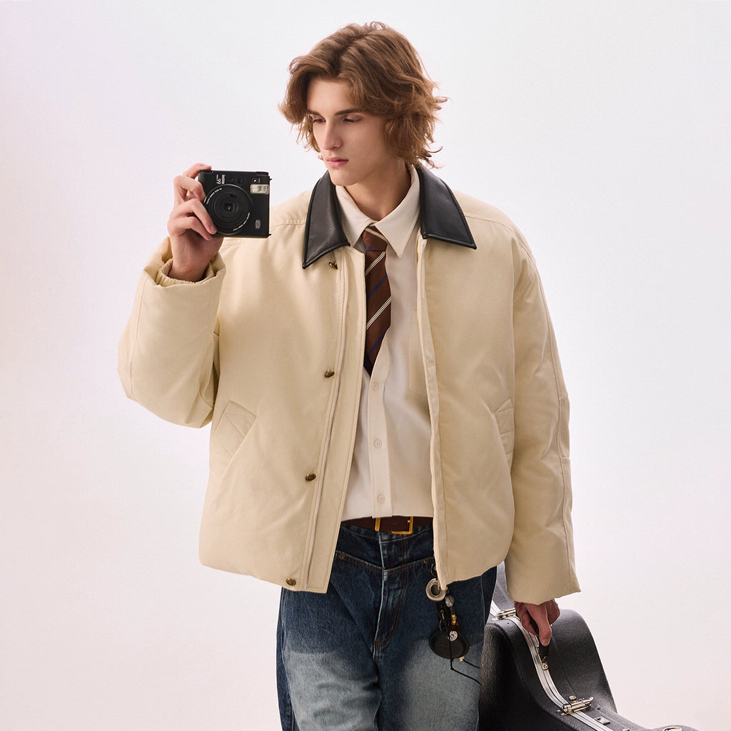 CHOR Casual Lapel Ruffian Handsome Jacket Cotton Clothes