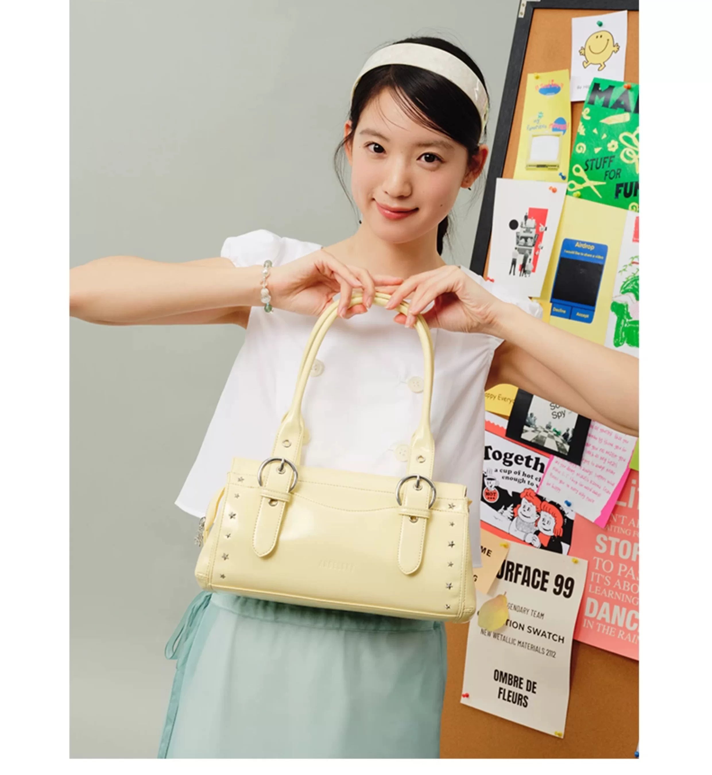 ANGELSKY Retro Shoulder Armpit Bag