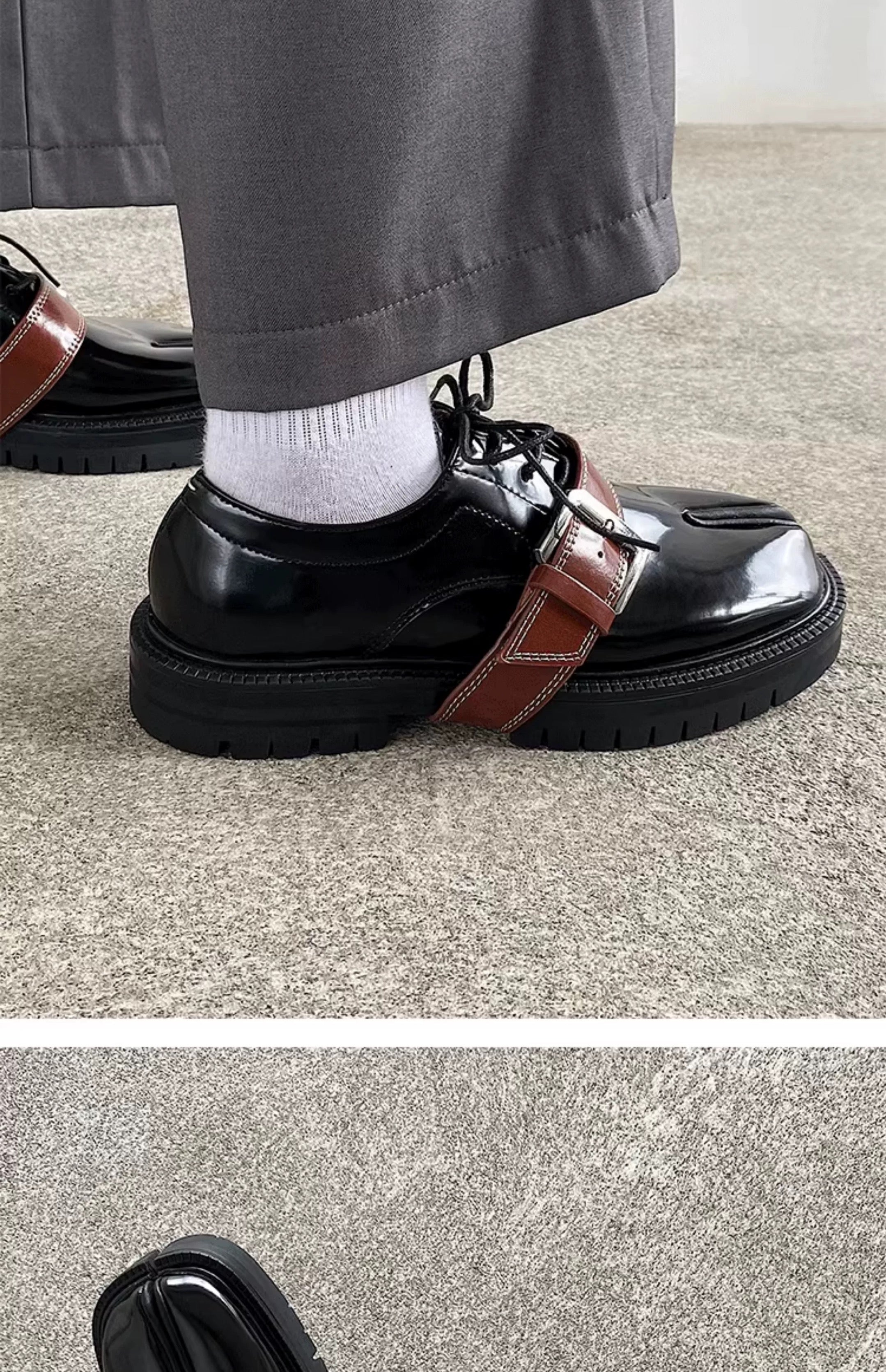 SHENLV STUDIO Buckle Tabi Shoes