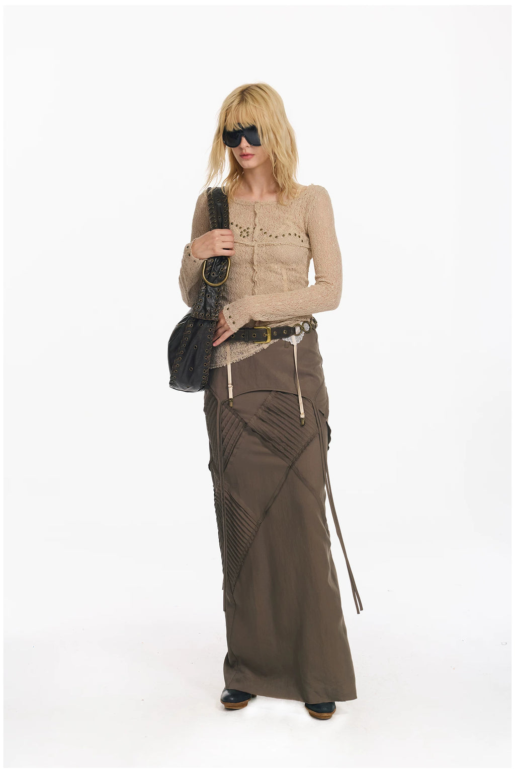2th Desire Vintage Rhombus Strap-on Skirt