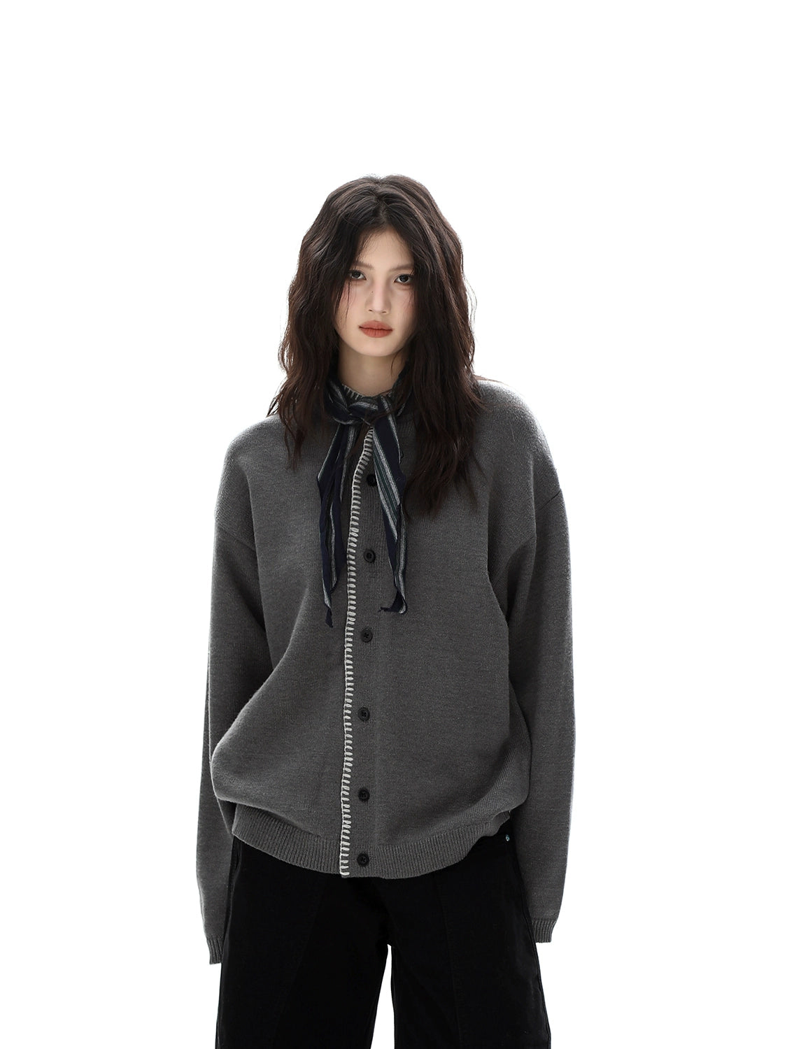 CHOIZE Vintage Casual Knitwear Jacket