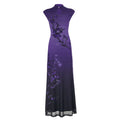 FUNOFF Retro Floral Gradual Change Cheongsam Dress