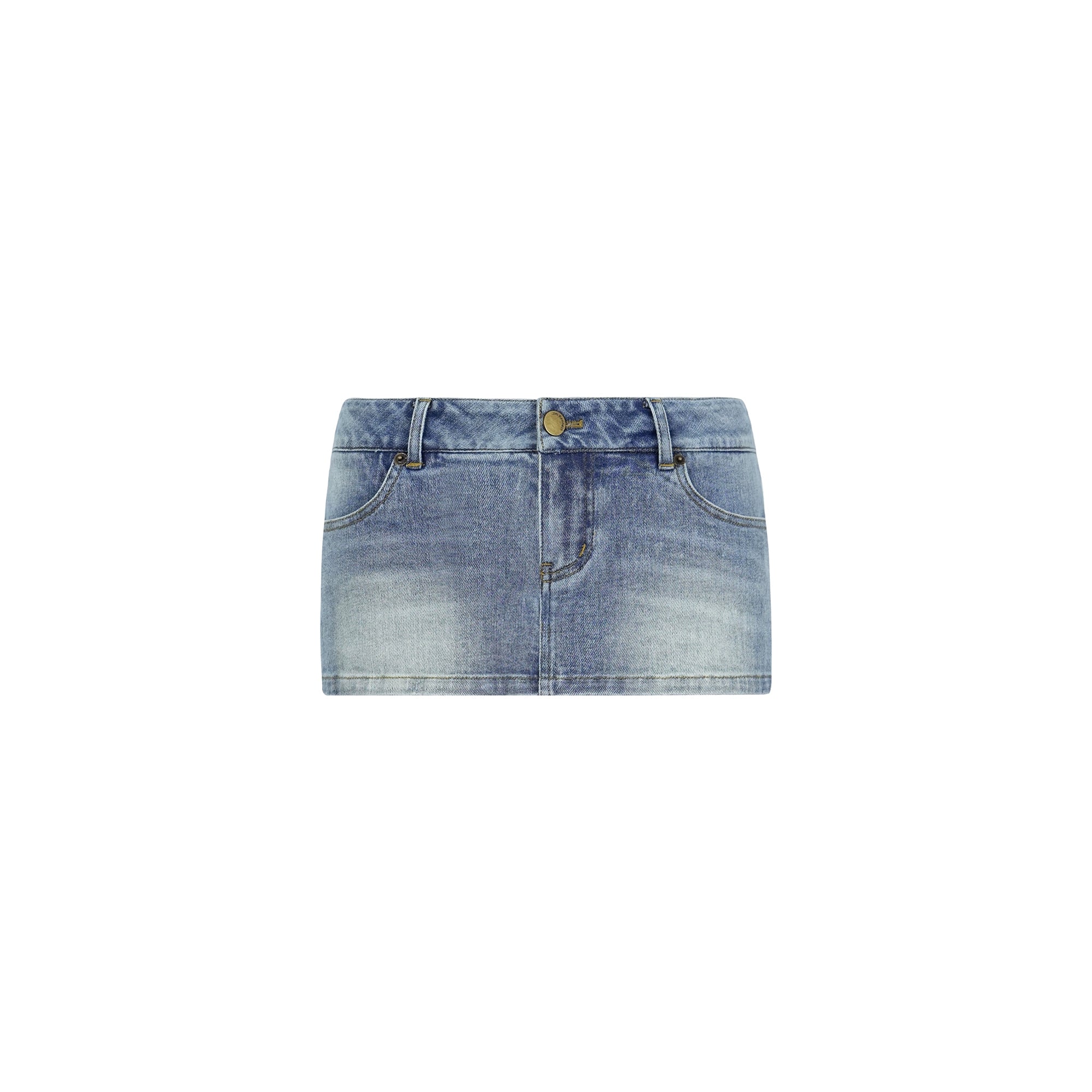 Jim Kennet Vintage Low Waist Stretch Denim Shorts