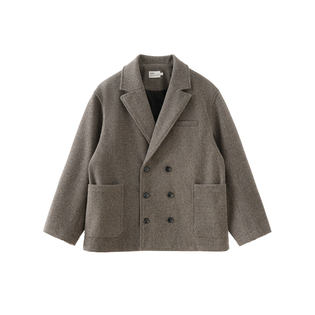 BUTTBILL 730G woolen double-breasted jacket