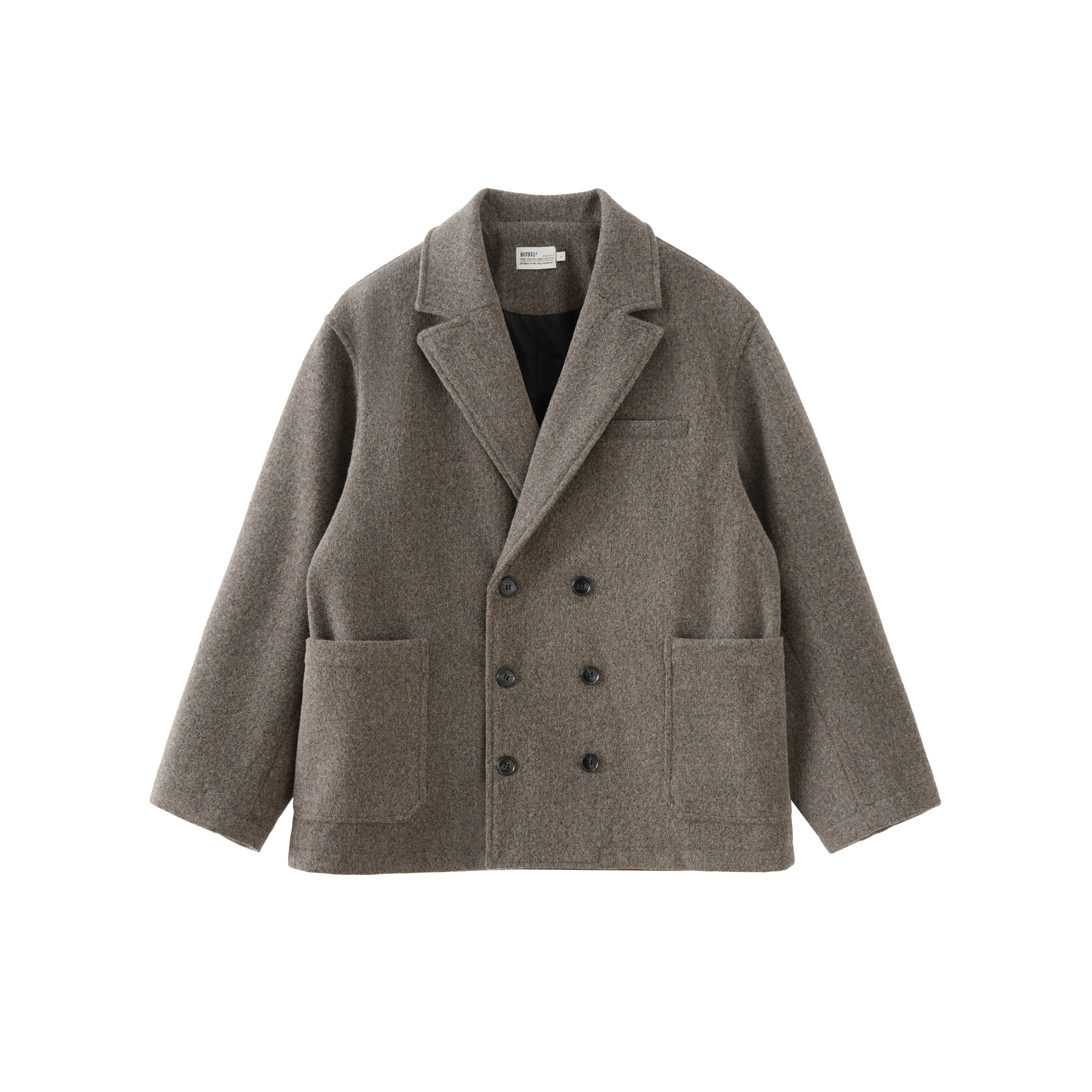 BUTTBILL 730G woolen double-breasted jacket