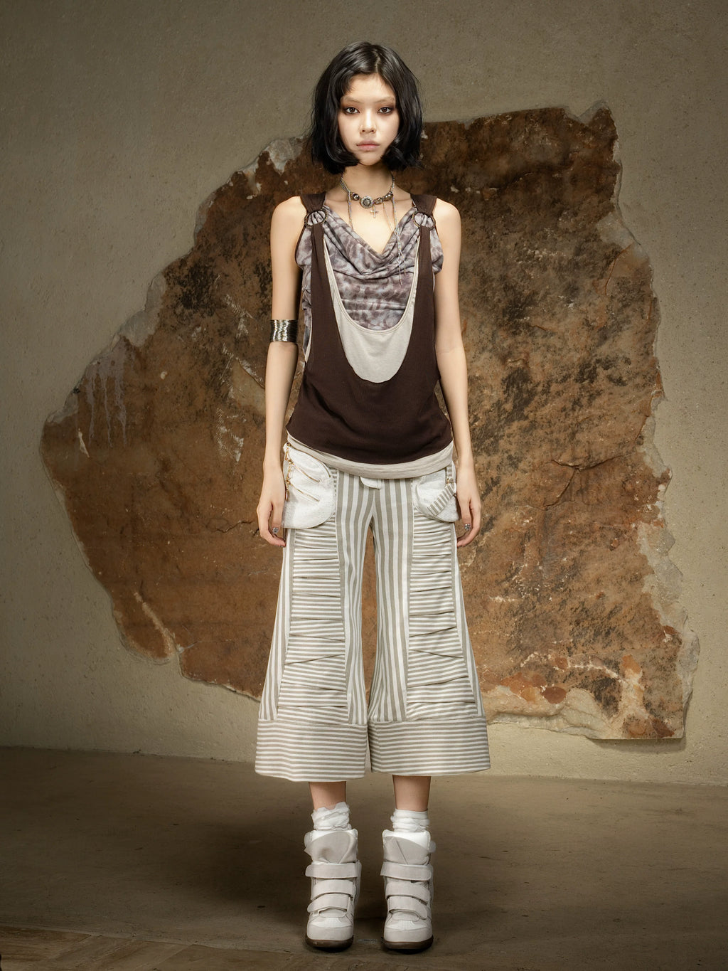 ARIADNAw Vintage Versatile Seven-Point Casual Pants