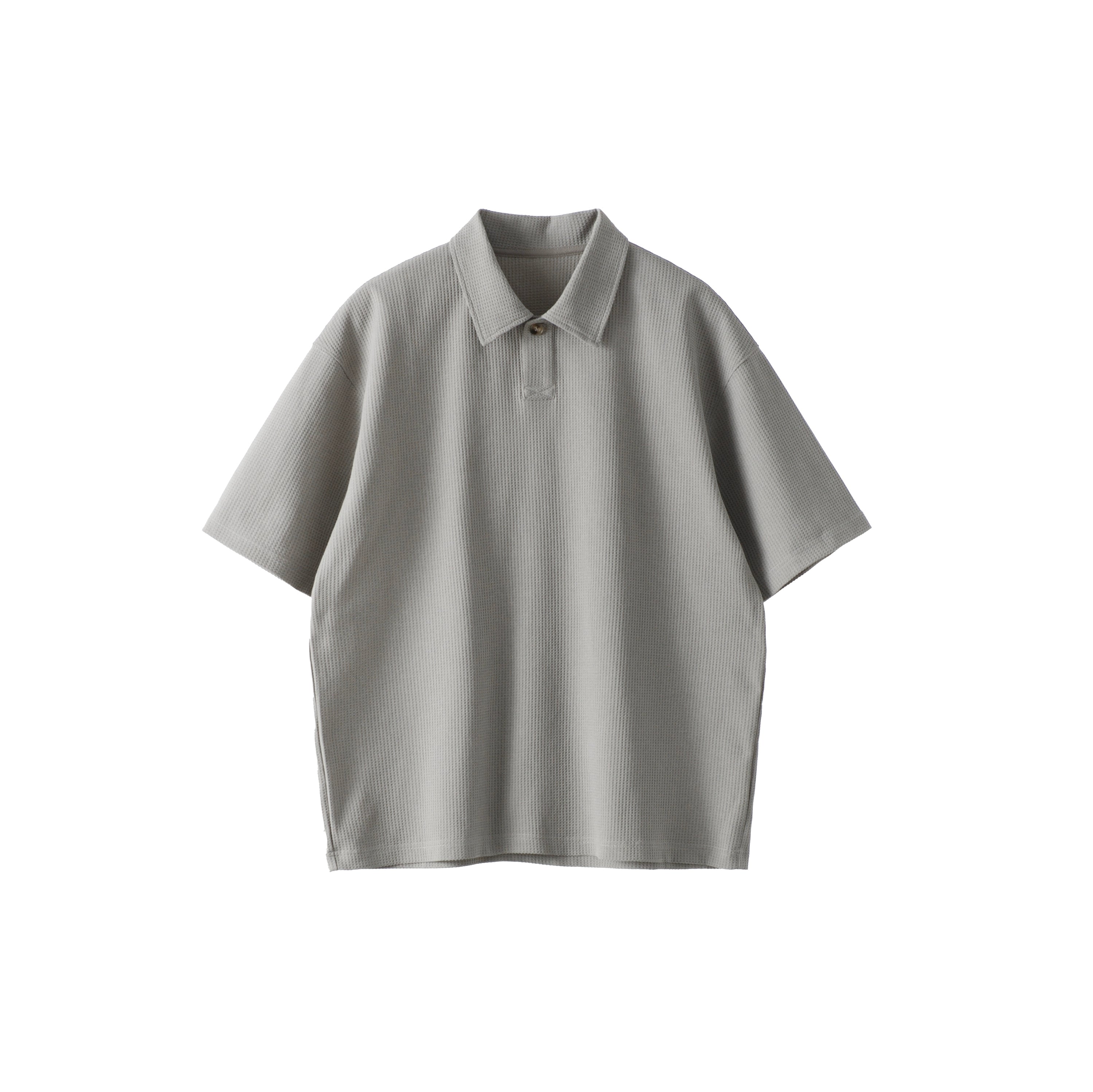 BUTTBILL 25SS Vintage commuter solotex waffle polo shirt