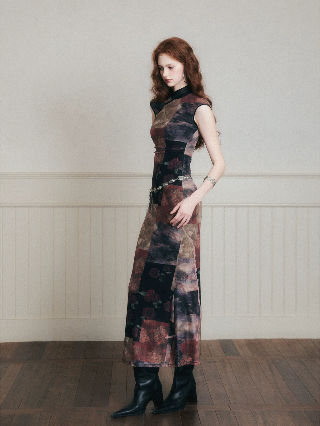 LULUSWINGS Vintage Cheongsam Fishtail Dress
