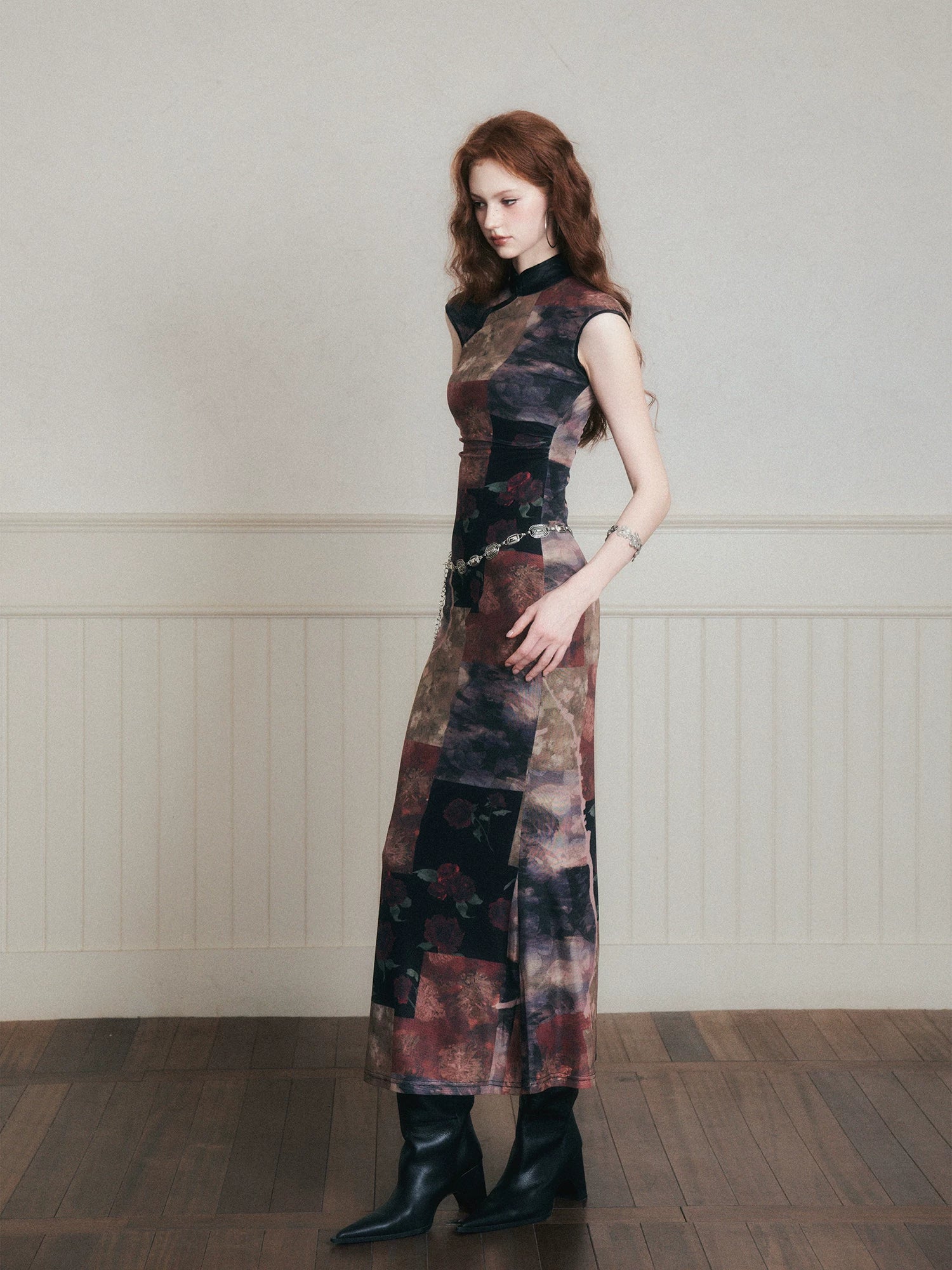 LULUSWINGS Vintage Cheongsam Fishtail Dress