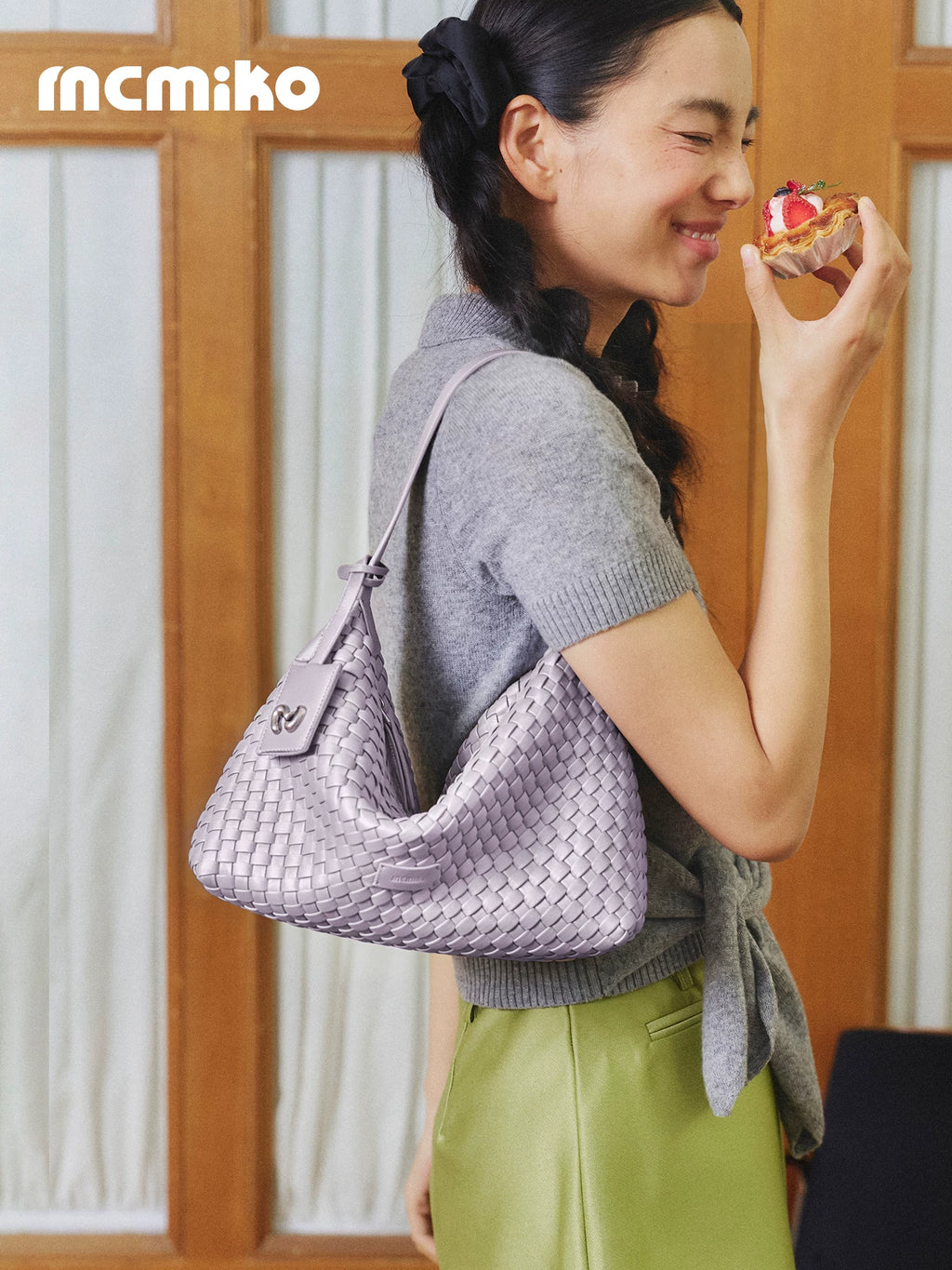Mcmiko Woven Versatile Shoulder Bag