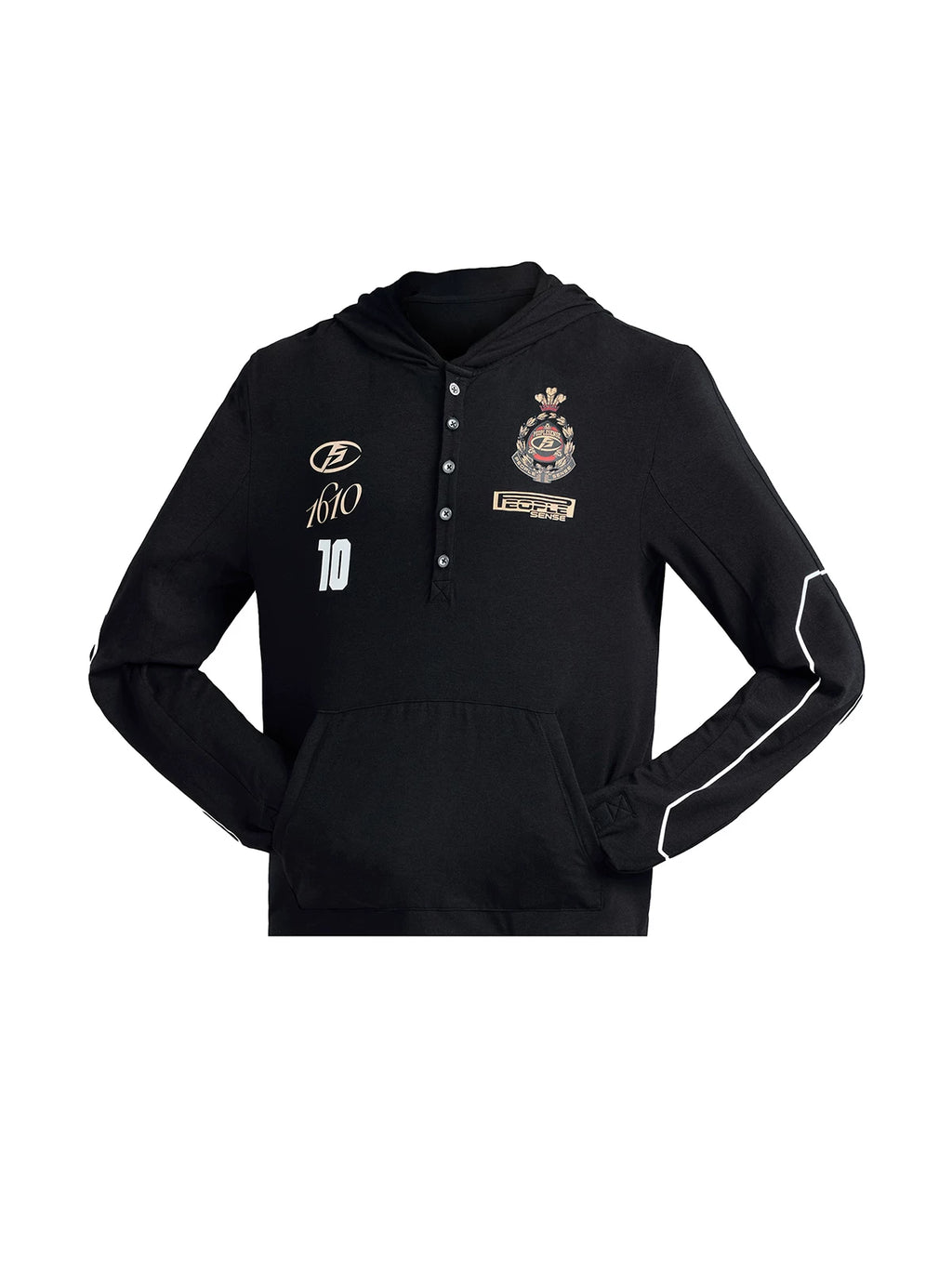 PEOPLESENSE Badge Breathable Sports Slim Fit Long Sleeve