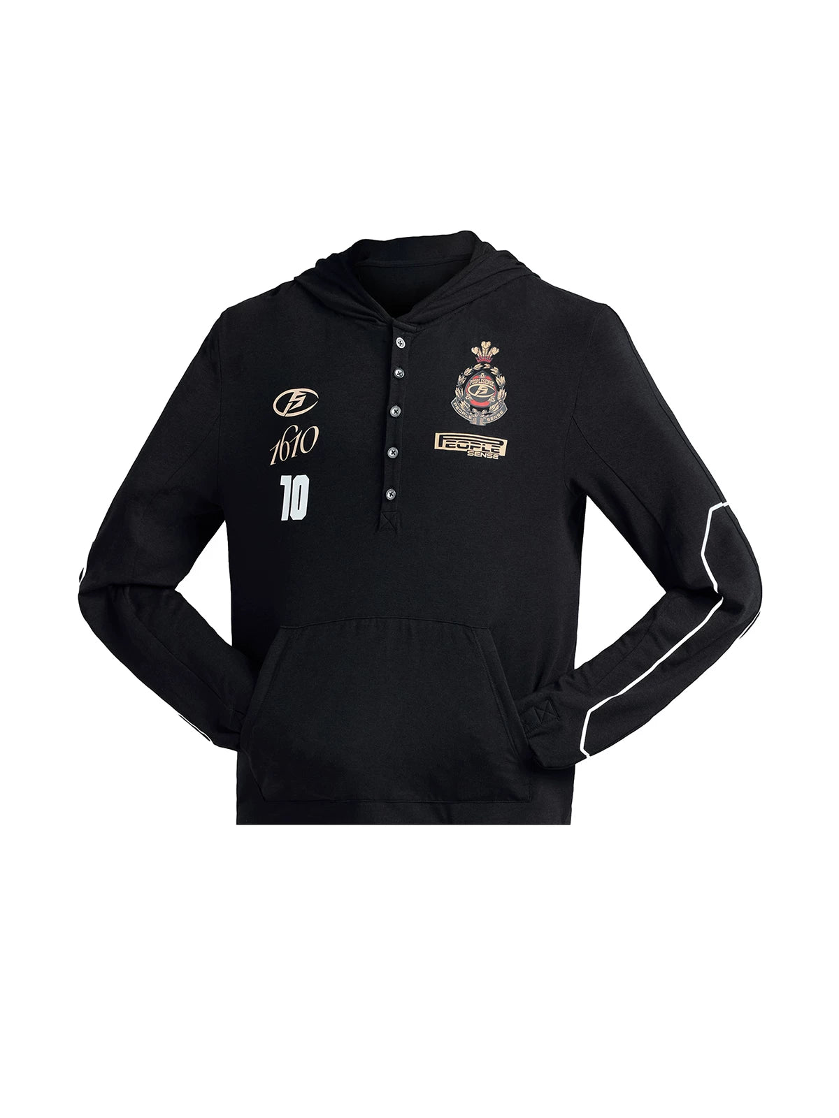 PEOPLESENSE Badge Breathable Sports Slim Fit Long Sleeve