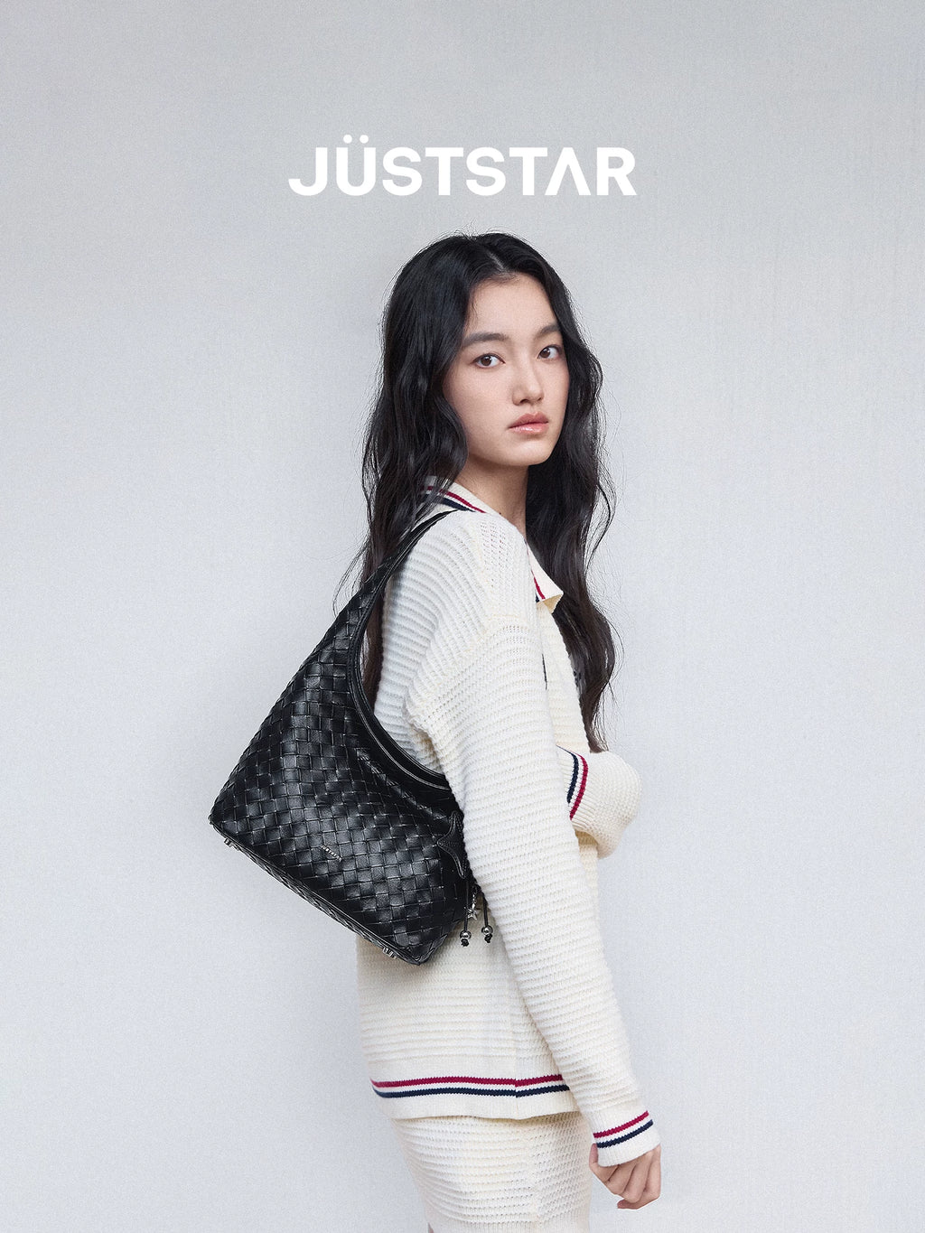 JUST STAR Large-capacity Lazy Vacation Woven Bag