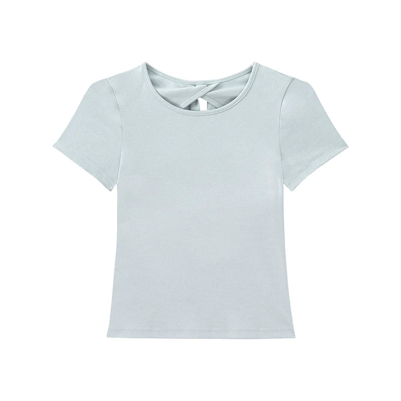 KANO Bow Back Hollow Tee