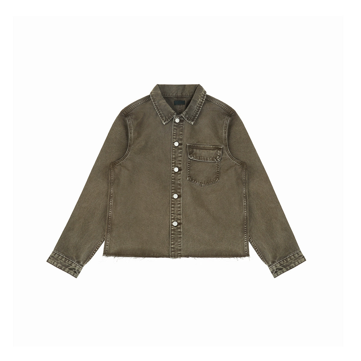 PLUS NO LOGO Vintage Denim Shirt Jacket