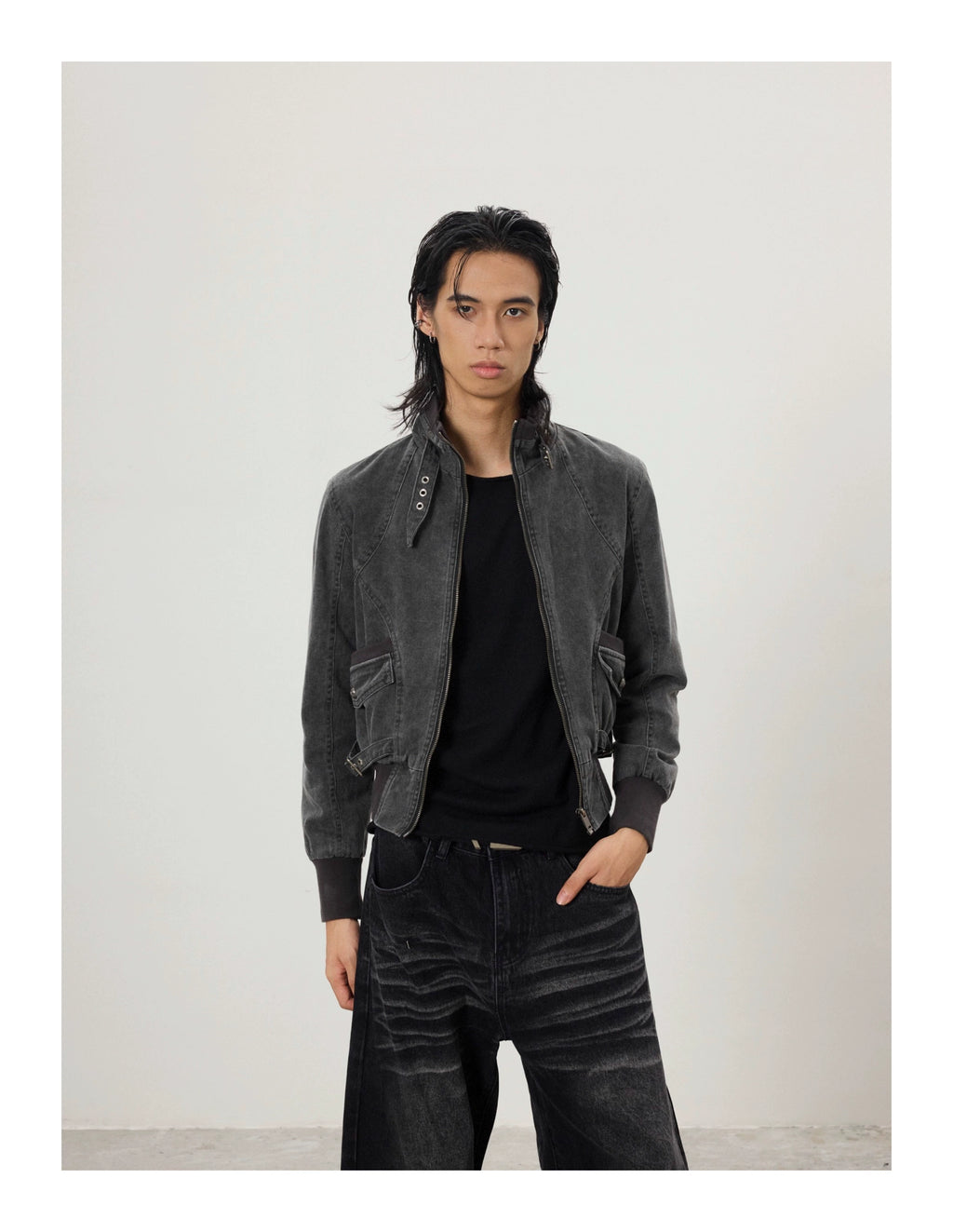 BTSG Vintage Short Slim Fit Work Jacket