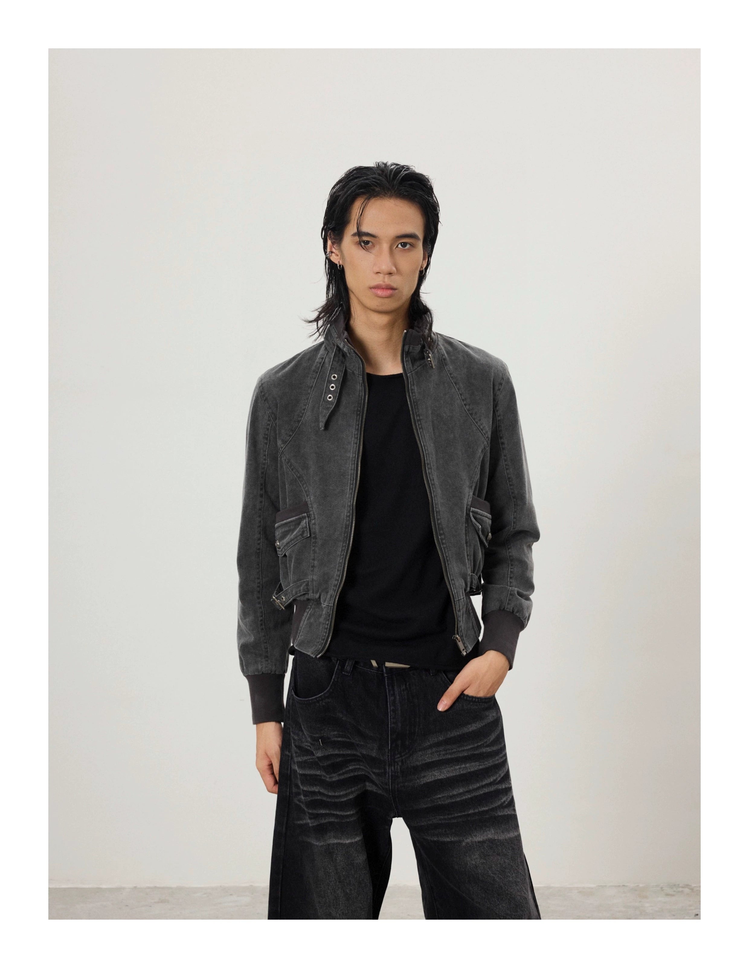 BTSG Vintage Short Slim Fit Work Jacket