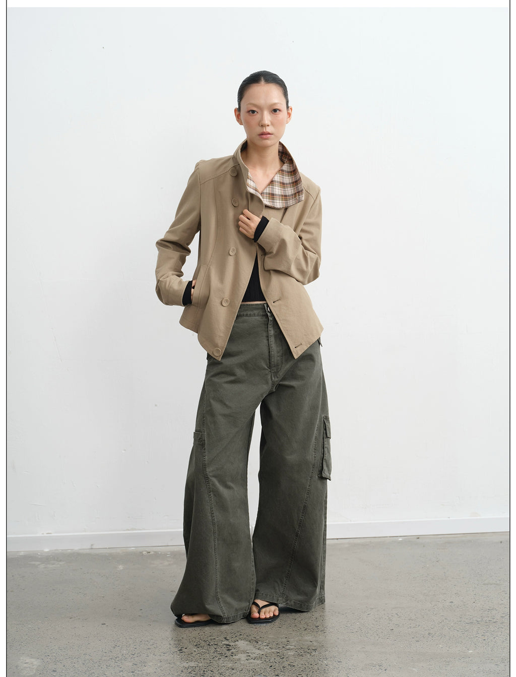 LINY LIBERTY Vintage Loose Trench Coat