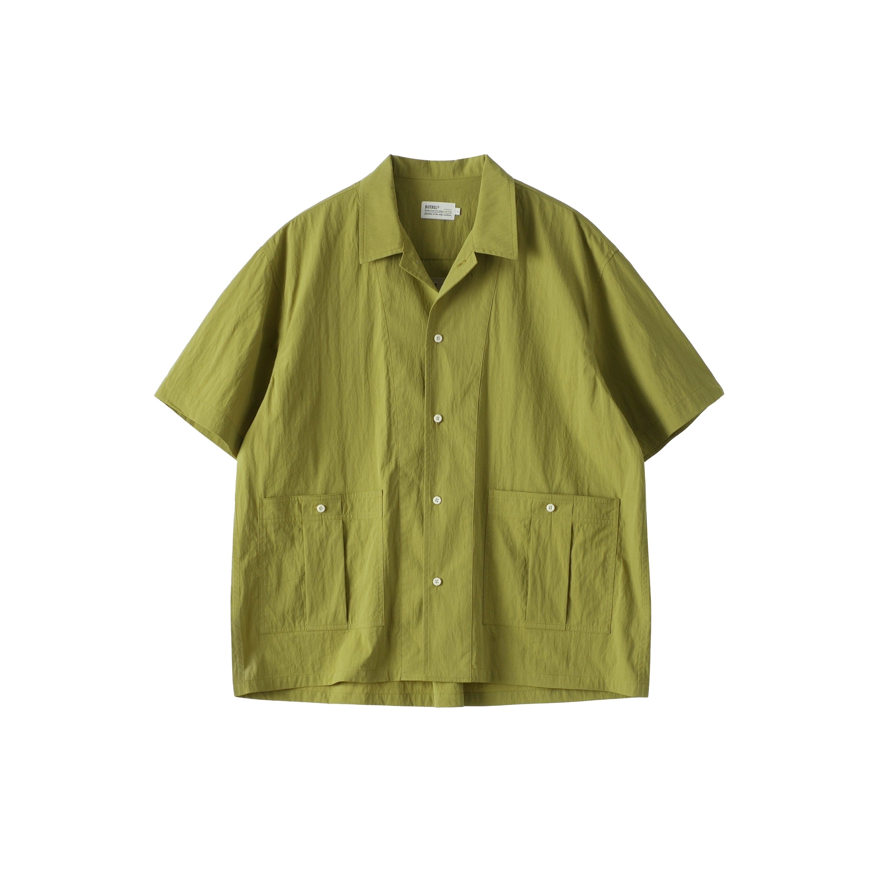 BUTTBILL 25SS Japanese Vintage Tooling Short Sleeve Shirt