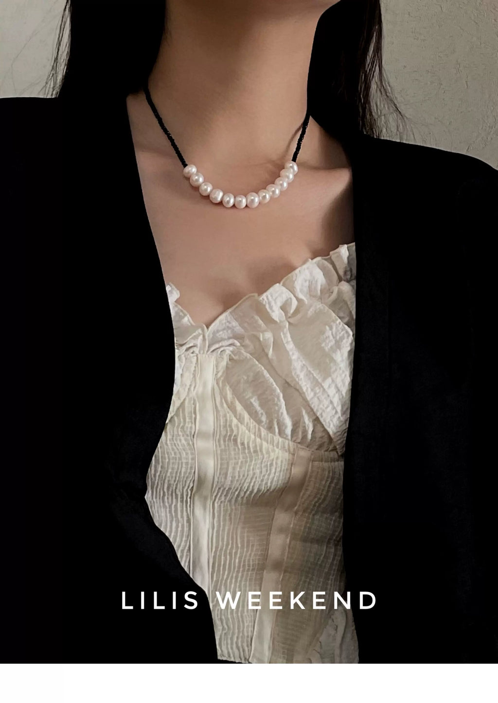 Lilis Weekend Splicing Natural Pearl Necklace